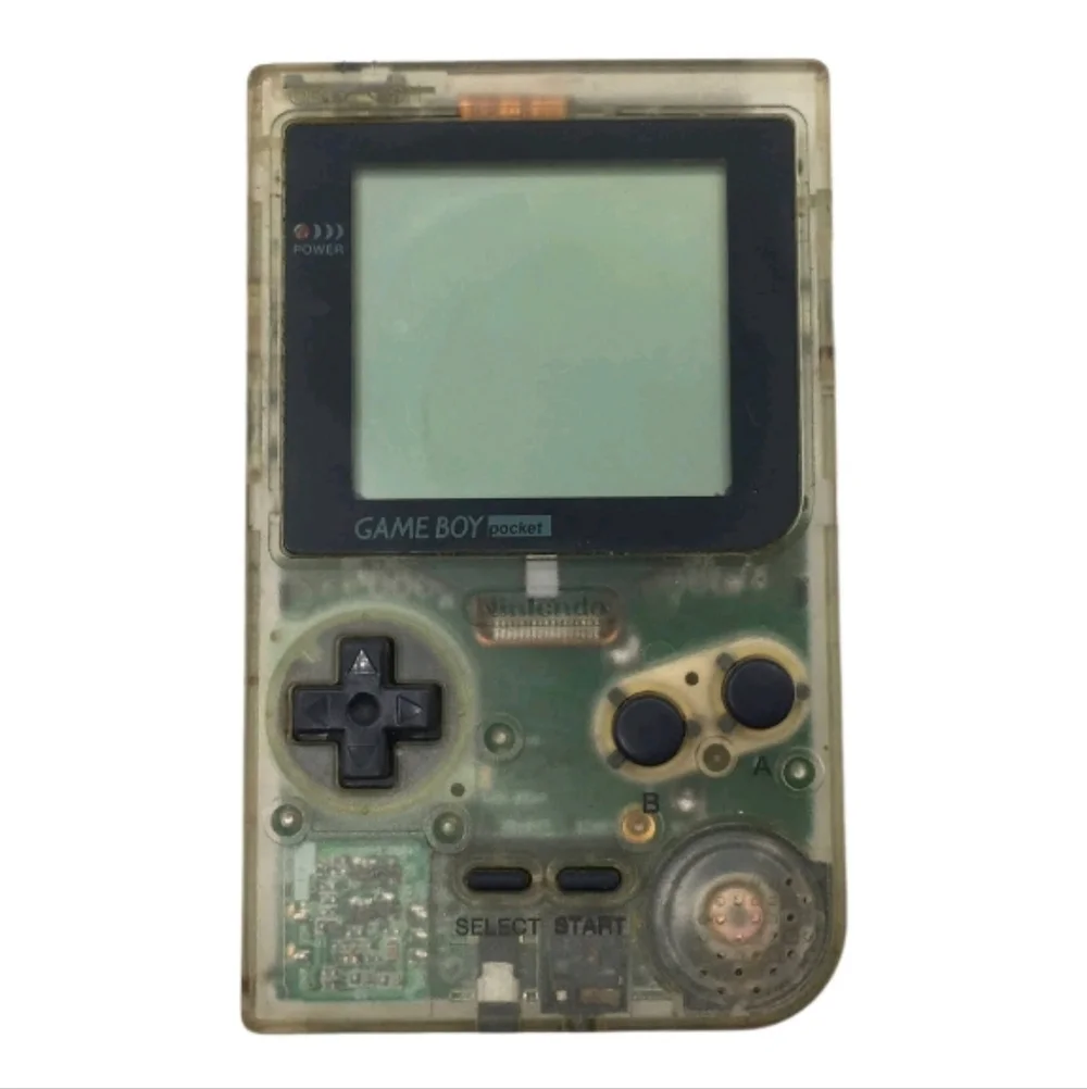 Nintendo Game Boy Pocket Clear Design Plus One Game